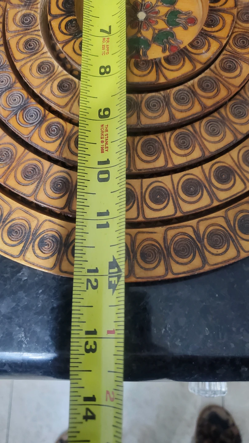 Bożenka Wooden Decorative Plate Set