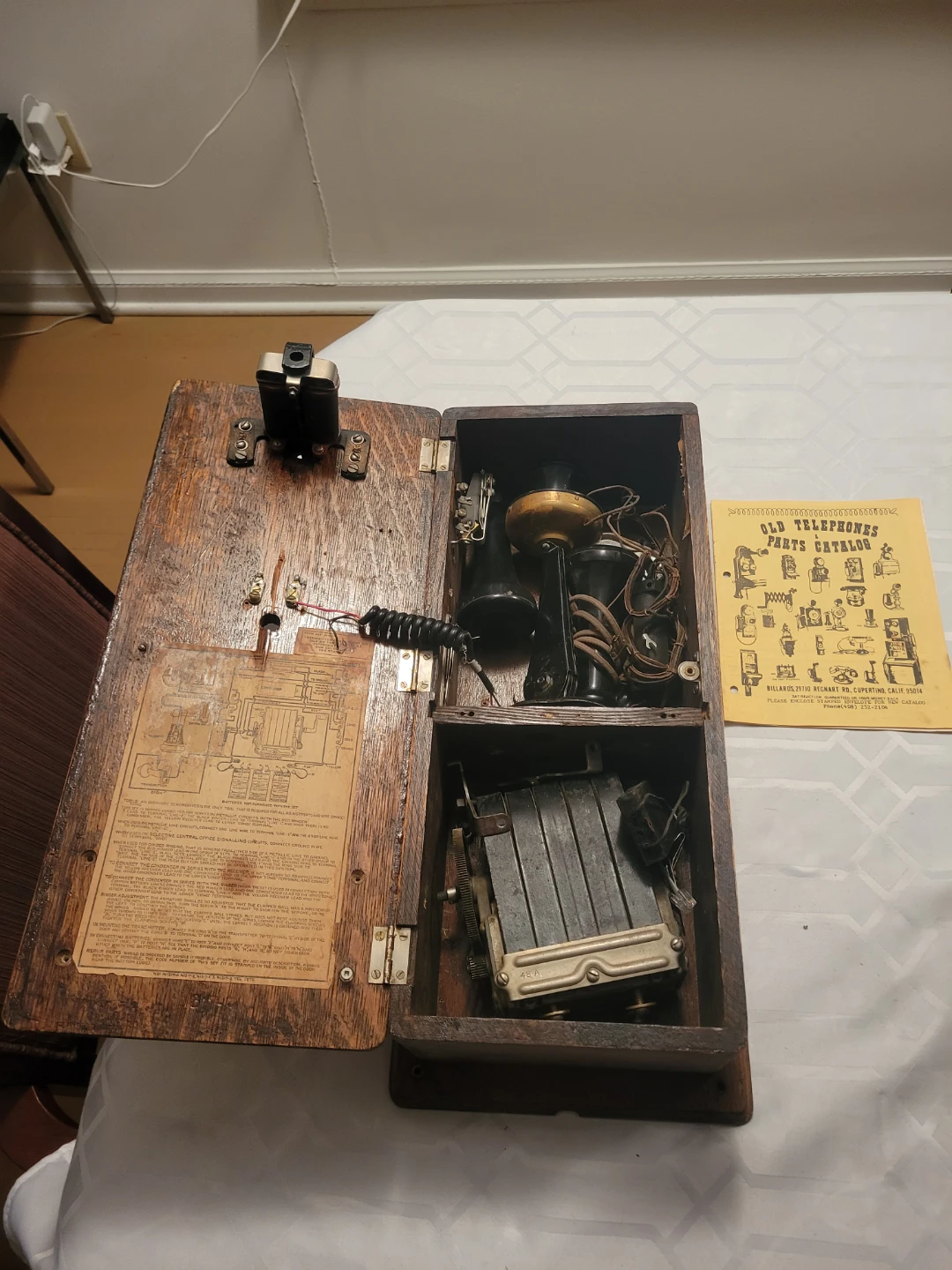 Western Electric Kellogg Wall Telephone - photo 2