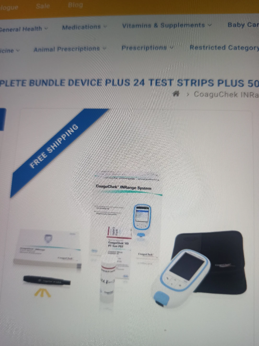 KIT COAGUCHEK INRANGE MONITOR + 24 TEST STRIPS - photo 2