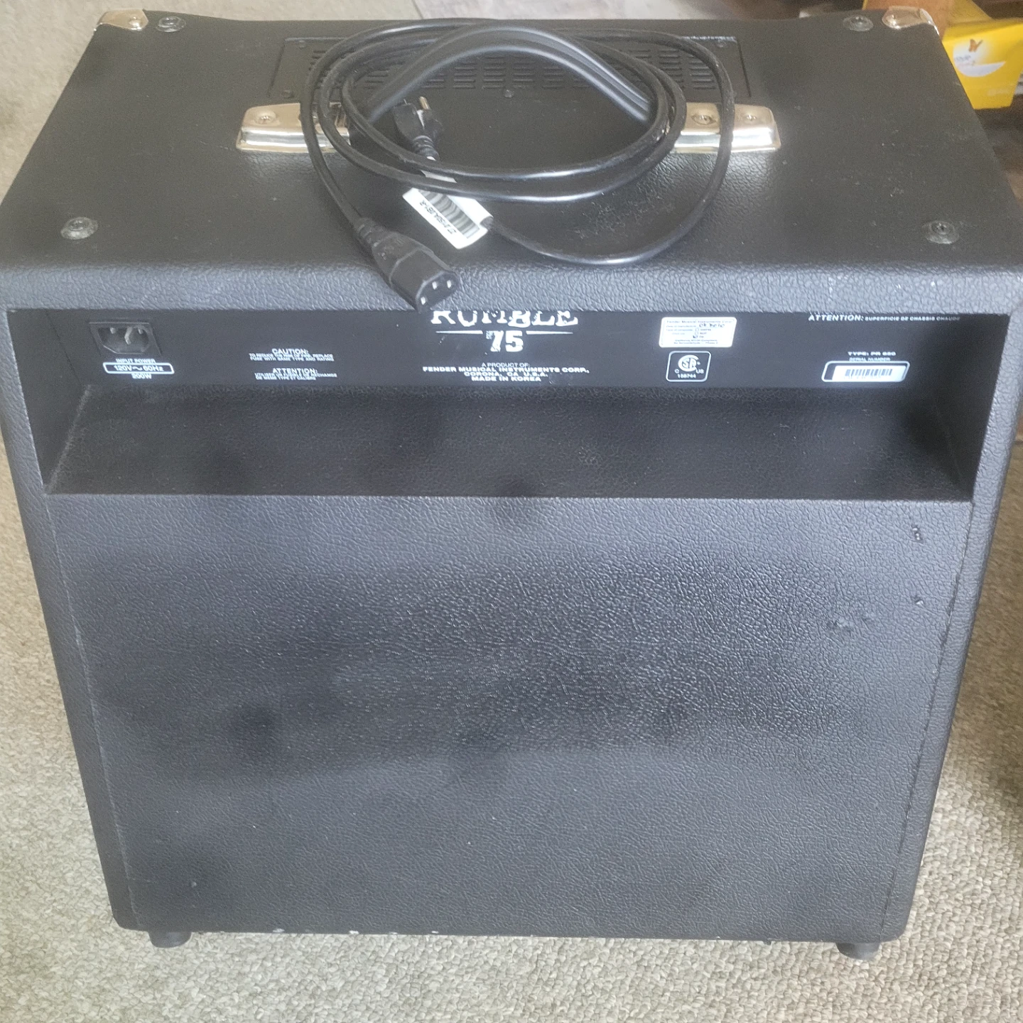 Fender Rumble 75 75W Bass Amplifier - photo 2