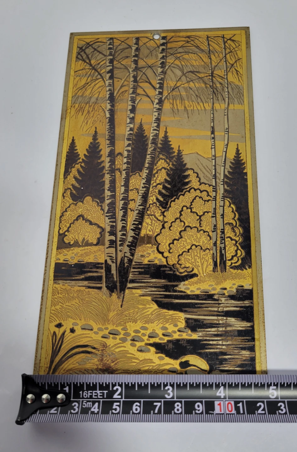 Zlatoust Vintage Metal Art Plaque made in USSR - photo 4