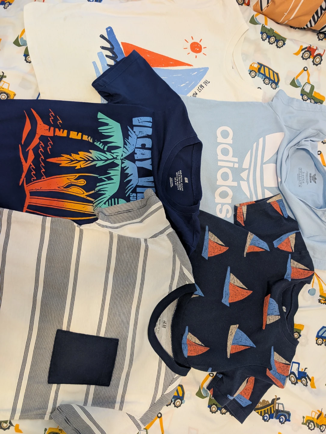 H&M & Adidas Boys T-Shirts Bundle