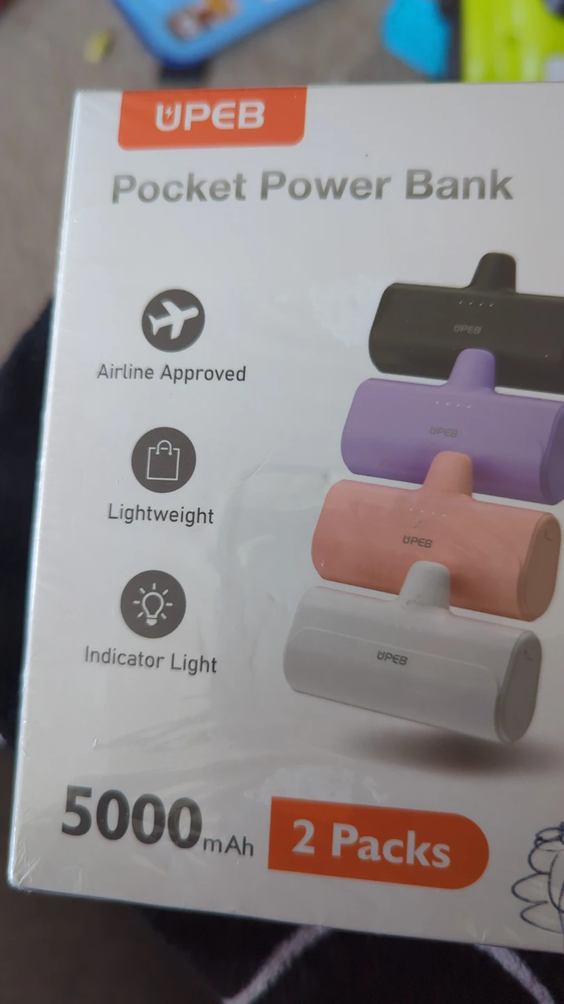 UPEB Pocket Power Bank - 5000mAh - 2 Packs