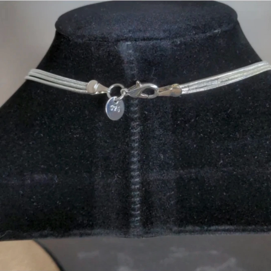 Sterling Silver Bead Necklace - photo 3