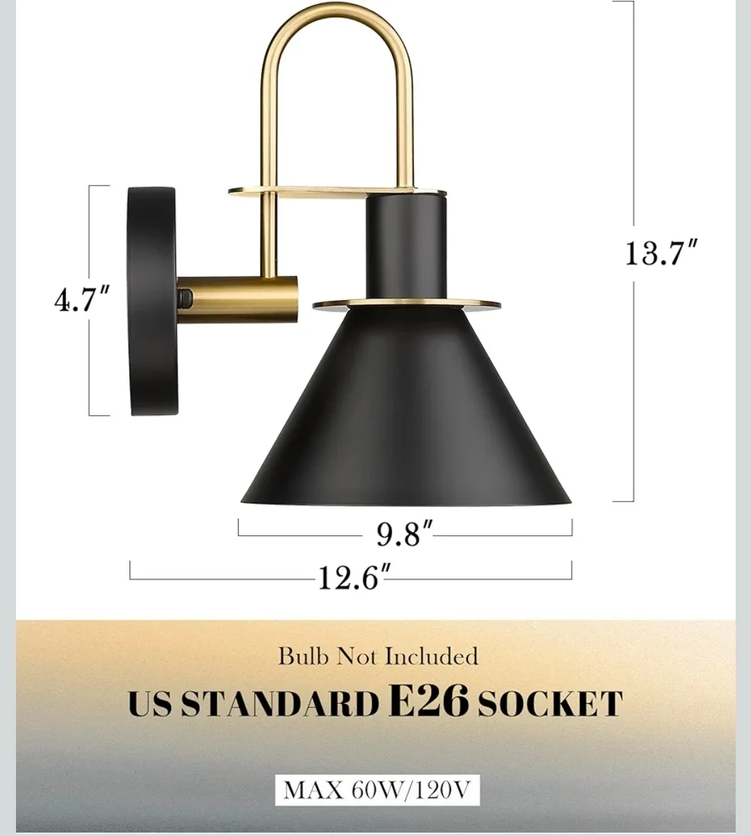 Wall Sconce Light Fixture - photo 3