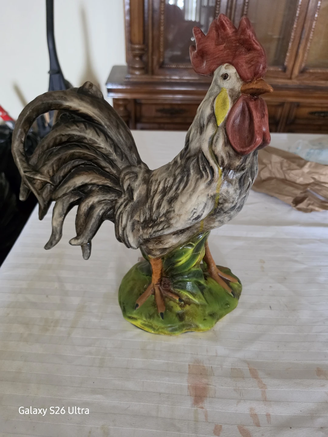 Ceramic Rooster Figurine - photo 2