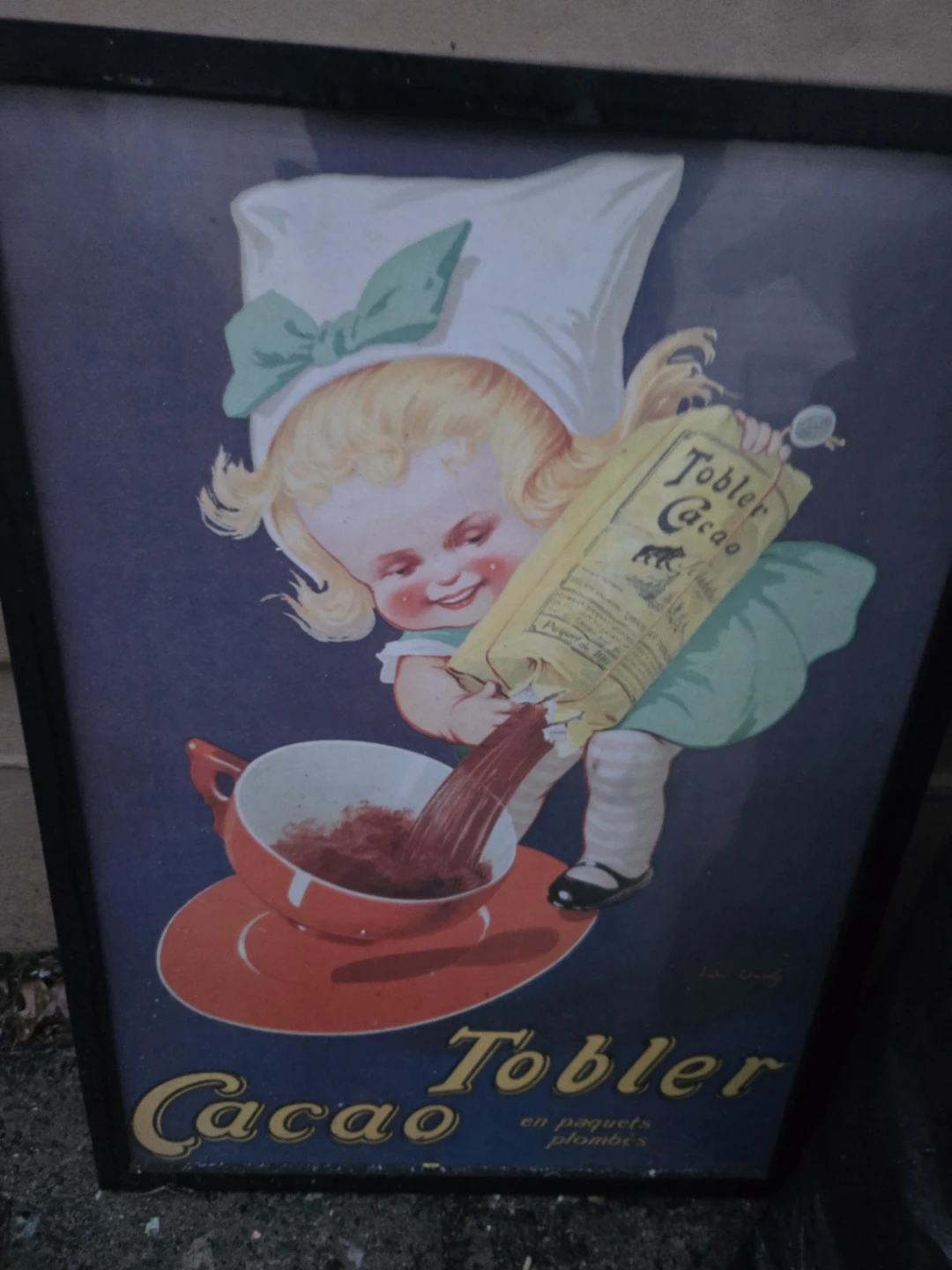 Vintage Tobler Cacao Advertisement - photo 2
