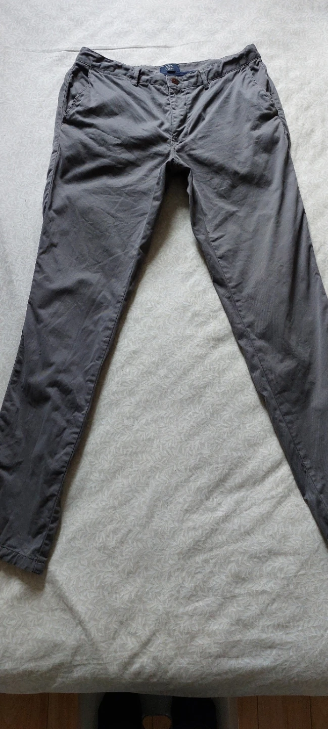 CTF Slim Fit Chinos - Grey - Size 34