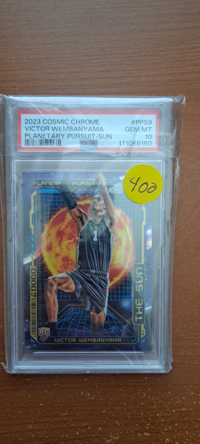 🌱2023 Cosmic Chrome Victor Wembanyama Planetary Pursuit-Sun Card