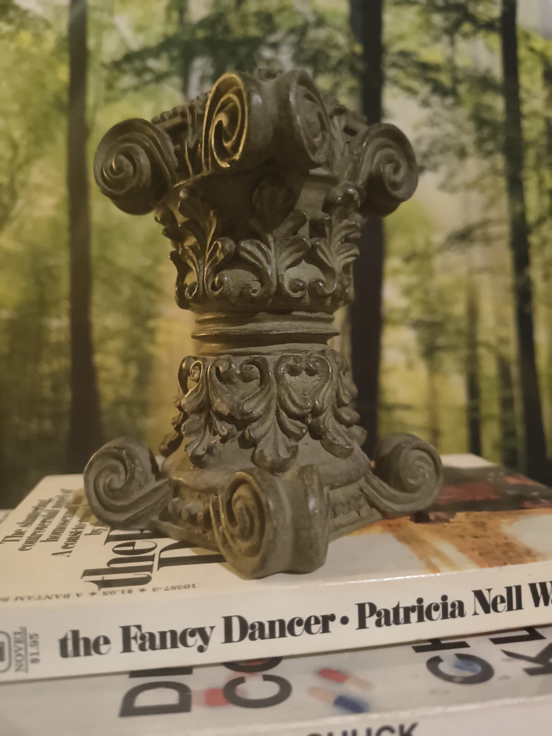 Decorative Column Capital candle holder