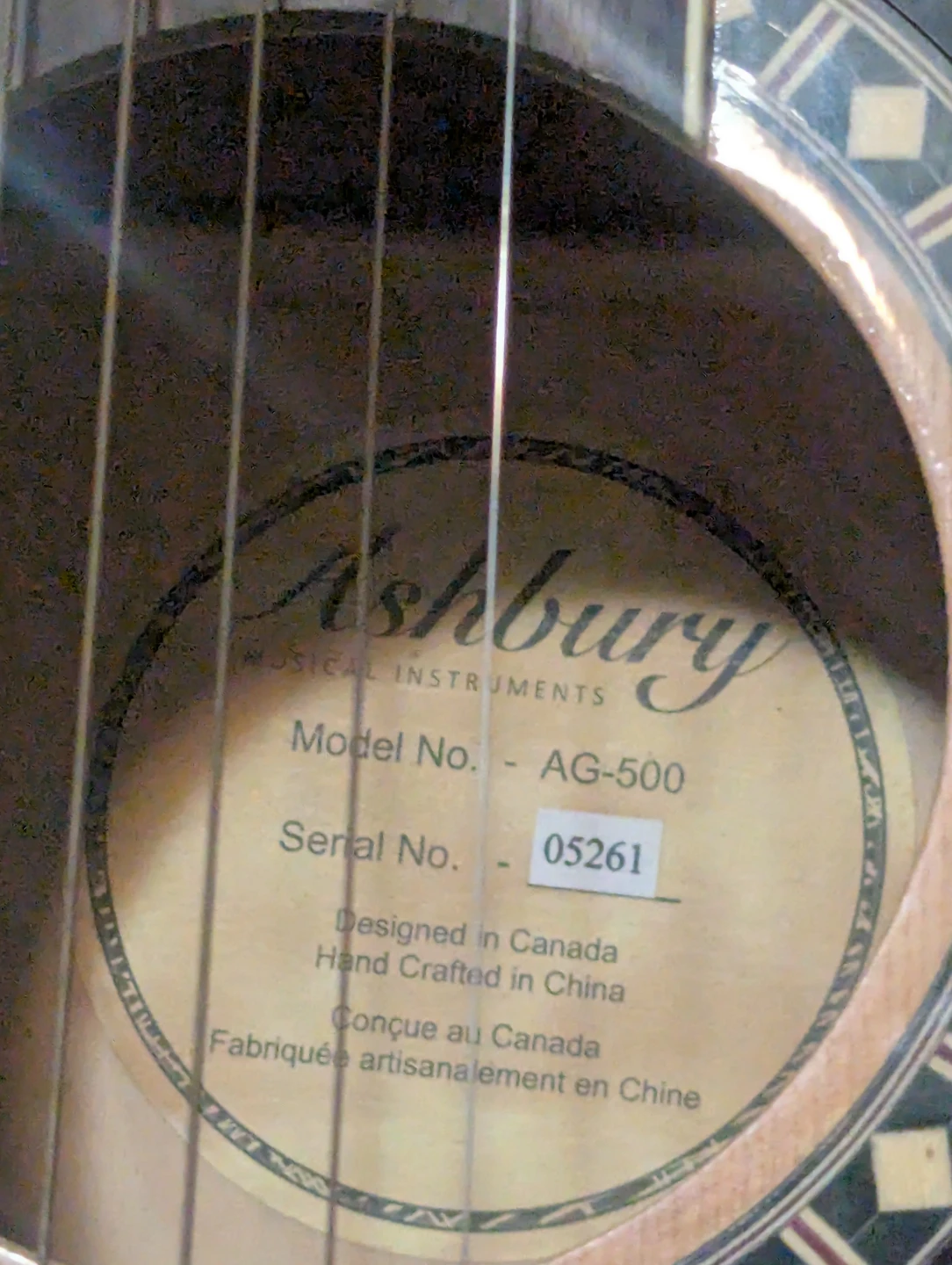 Ashbury AG-500 Acoustic Guitar - photo 4