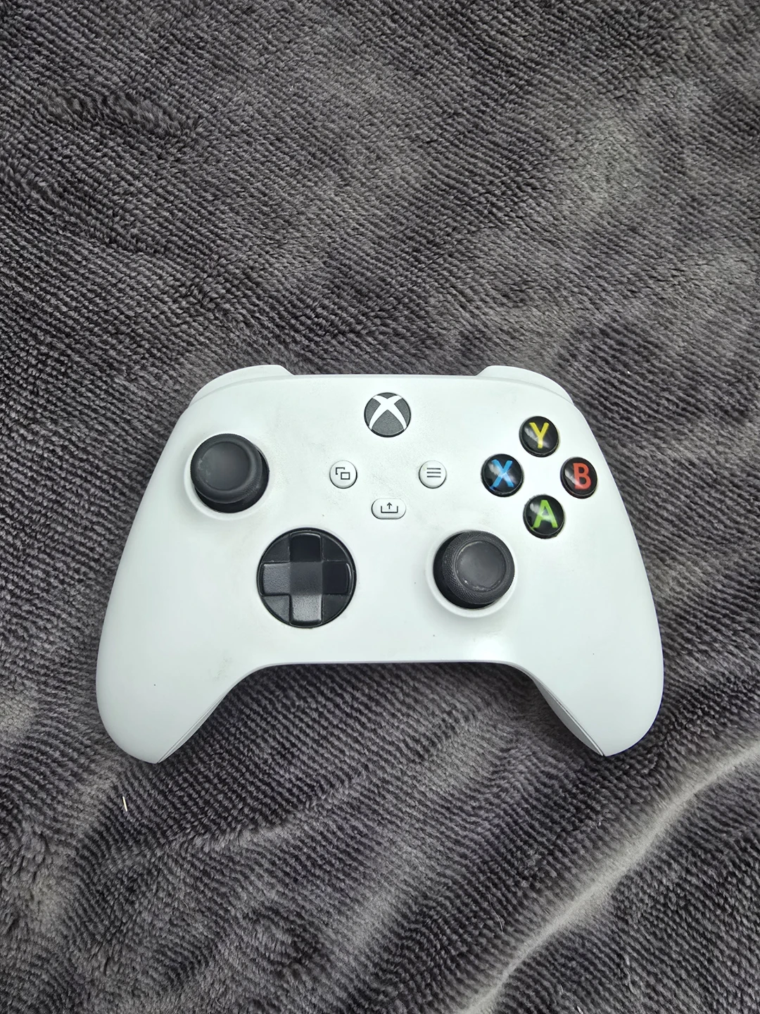 White Xbox Series S Console with Controller and Cables - photo 5