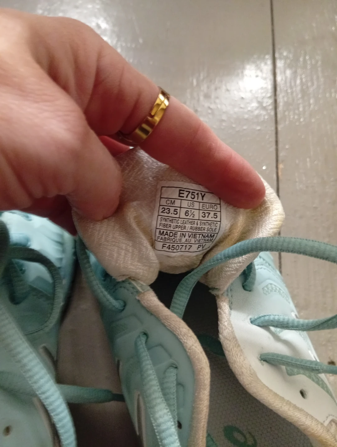 ASICS Women's Tennis Shoes Size 6.5 Teal