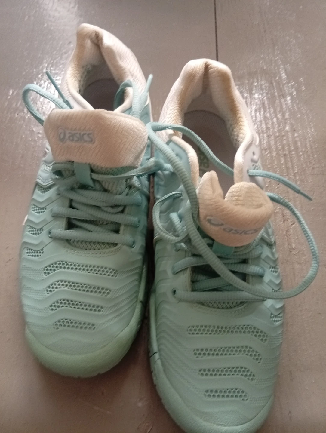 ASICS Women's Tennis Shoes Size 6.5 Teal - photo 2