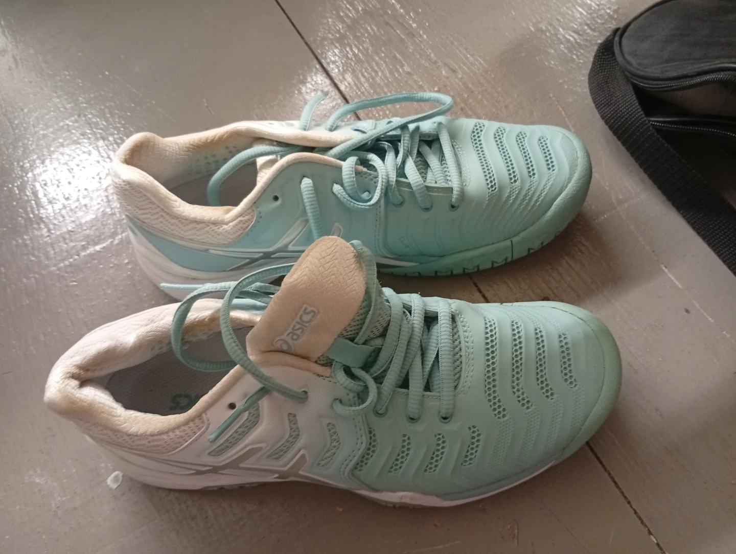 ASICS Women's Tennis Shoes Size 6.5 Teal - photo 3