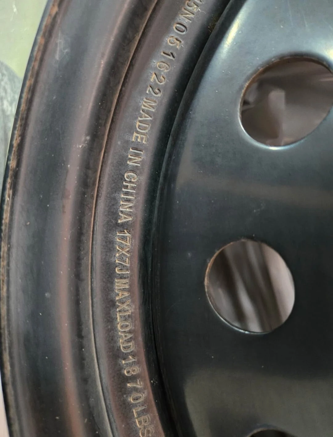 1 set of 17 inch Steel Wheel Rim - photo 2