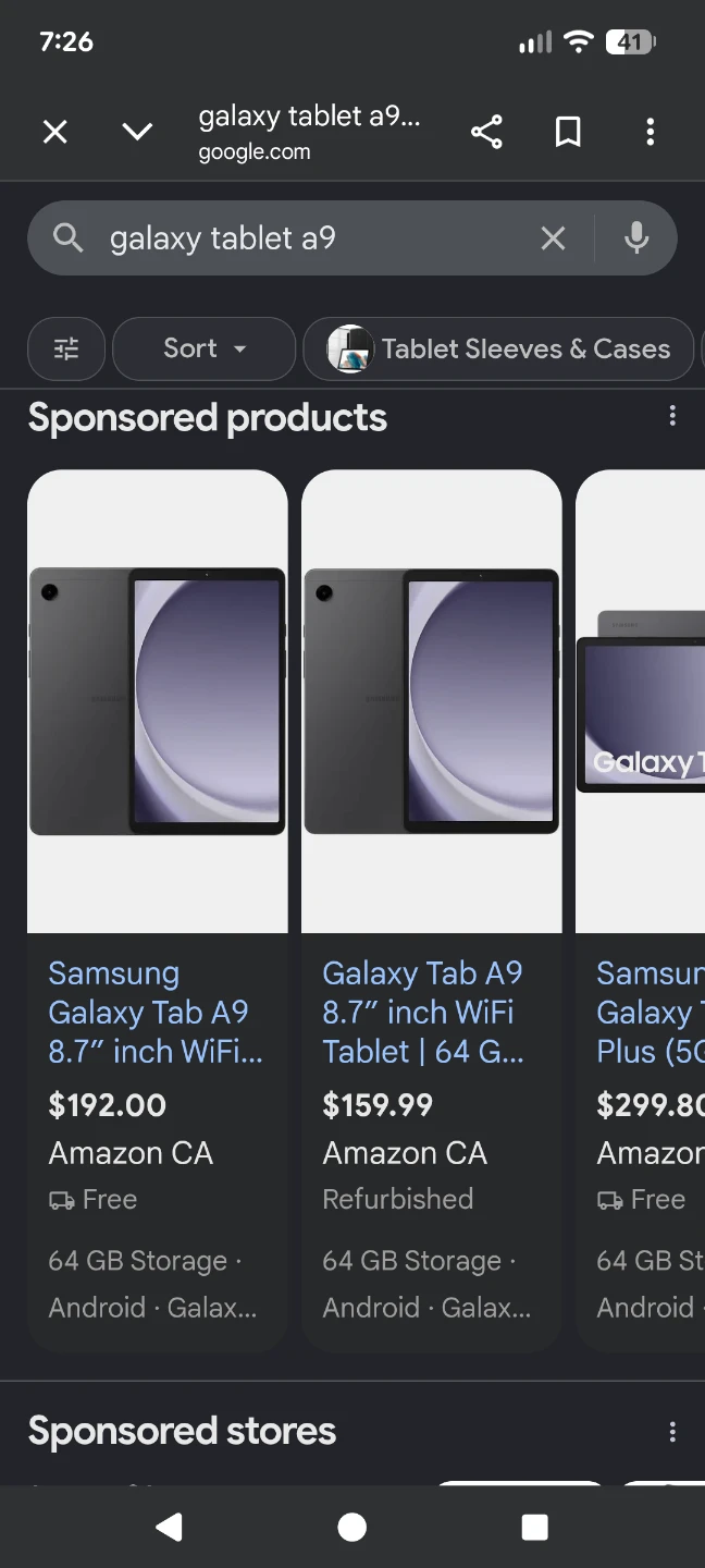 Samsung Galaxy Tab A9 Tablet