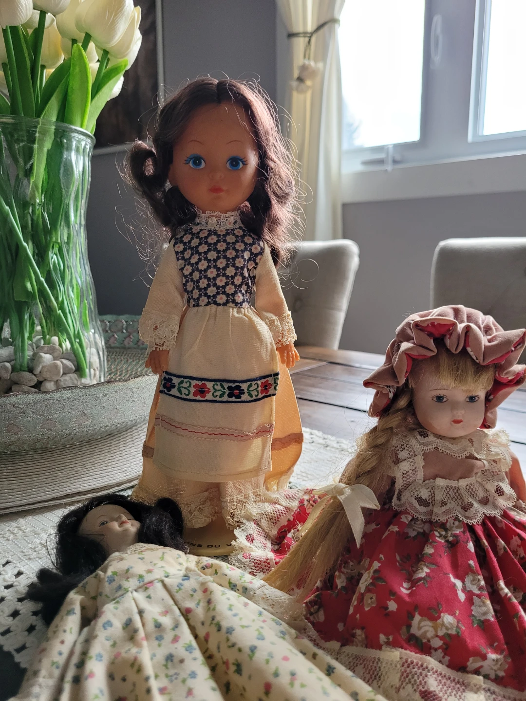 Vintage Doll Bundle – Cottagecore / Decorative (3 pcs)