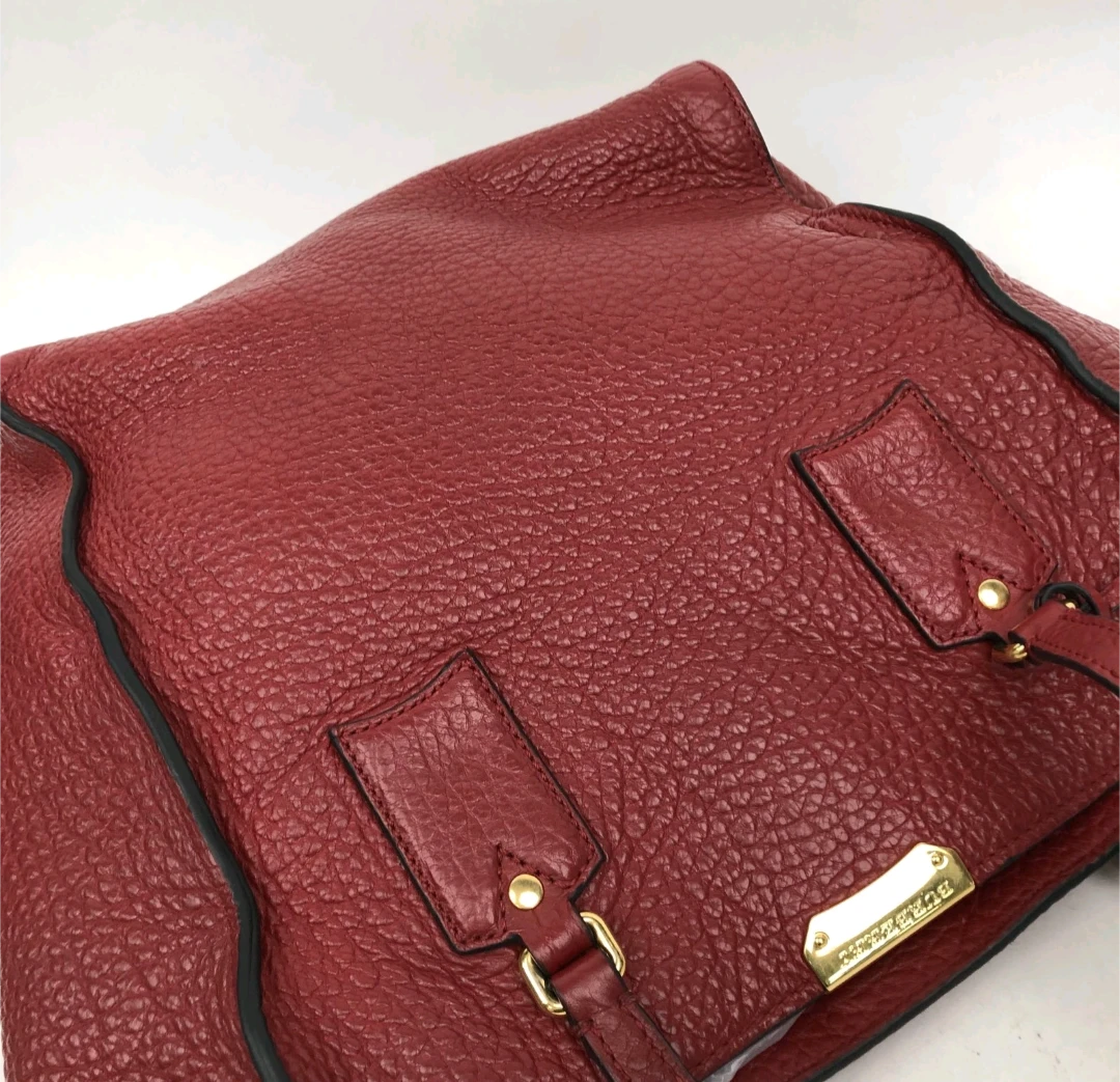 Burberry Red Leather Tote Bag - photo 2