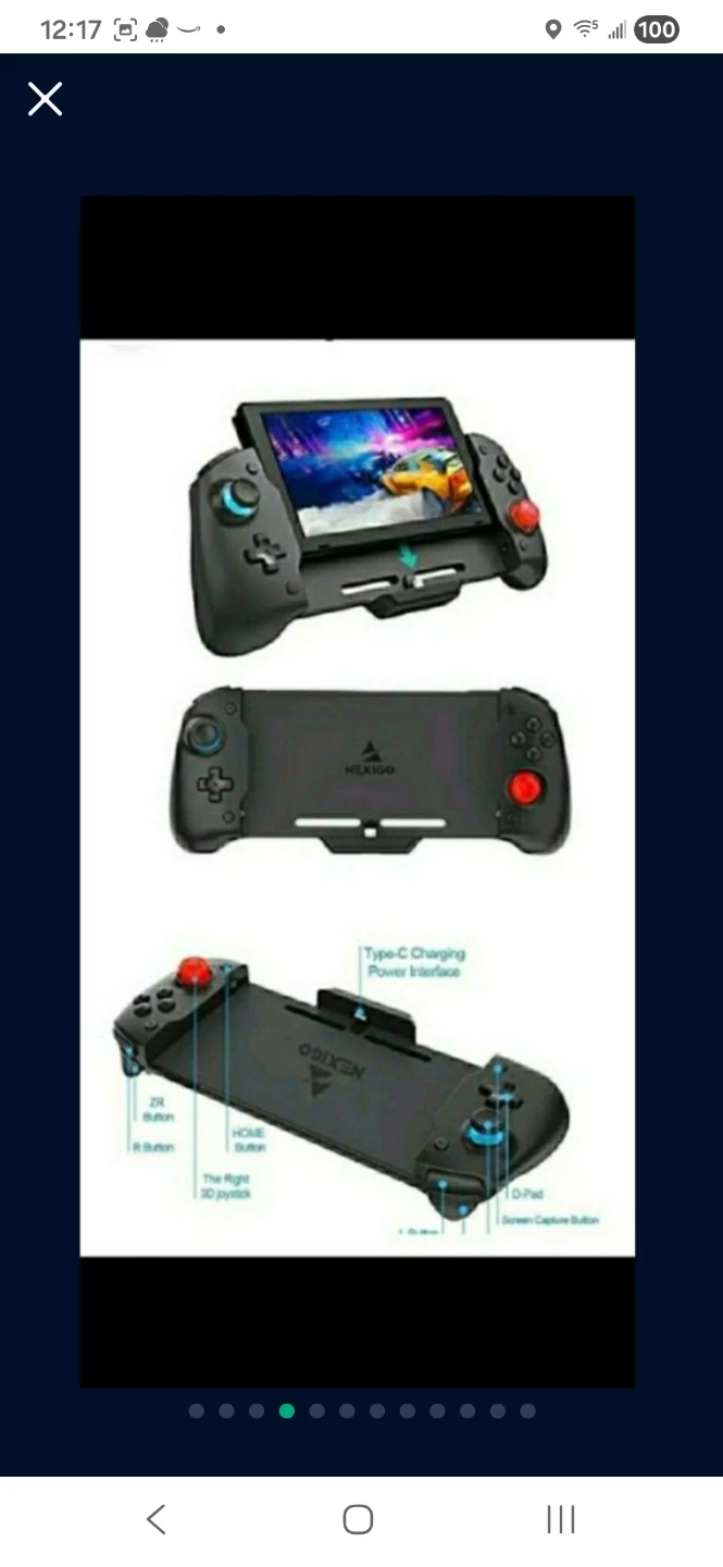 Game Controller for Switch with Type-C 🌱