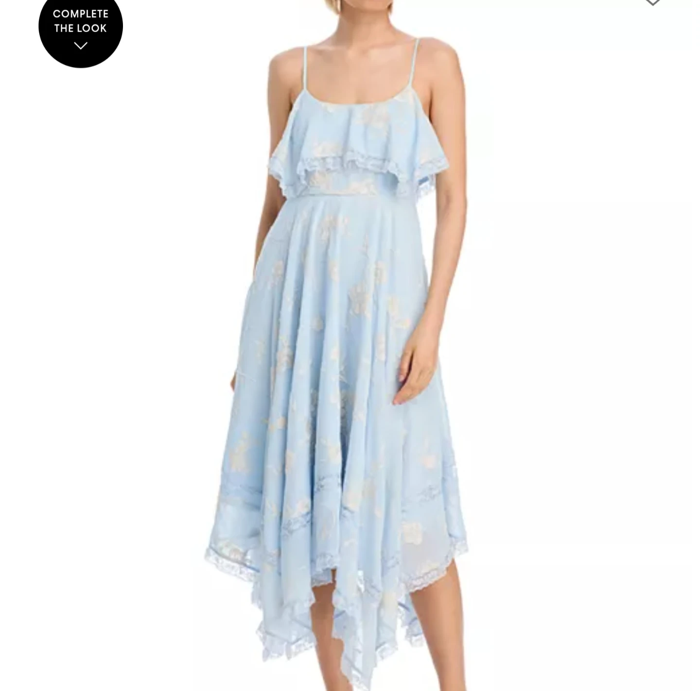 Never worn Ava phillips chiffon maxi floral size xs
