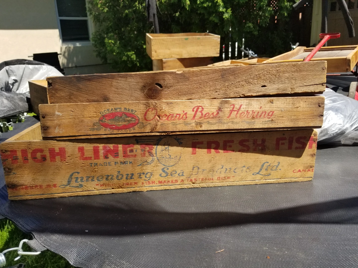 Vintage Wooden Crates - High Liner, Ocean's Best, Rupert Brand - photo 3