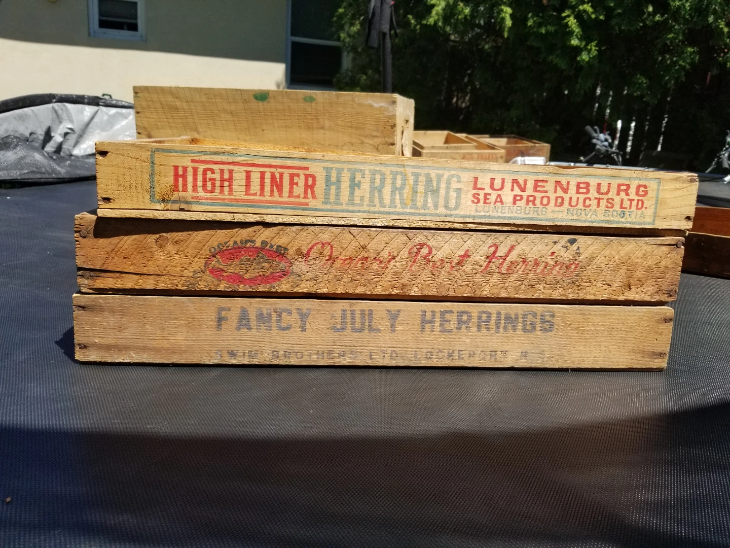 Vintage Wooden Crates - High Liner, Ocean's Best, Rupert Brand - photo 4