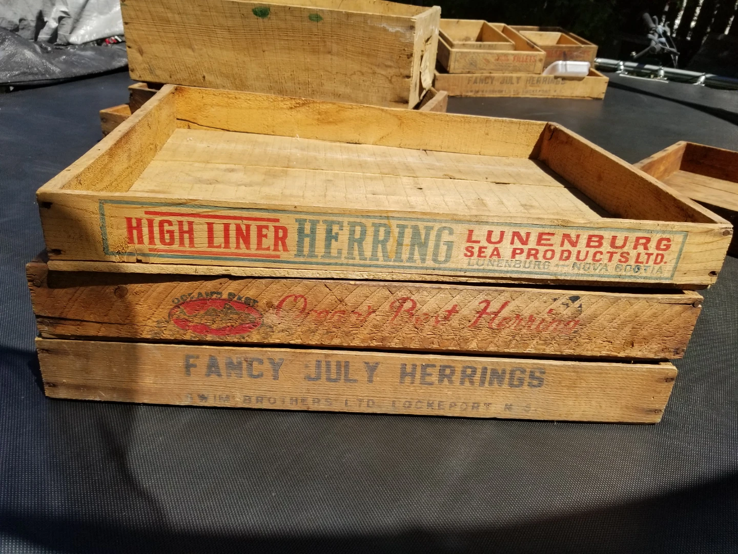 Vintage Wooden Crates - High Liner, Ocean's Best, Rupert Brand - photo 5