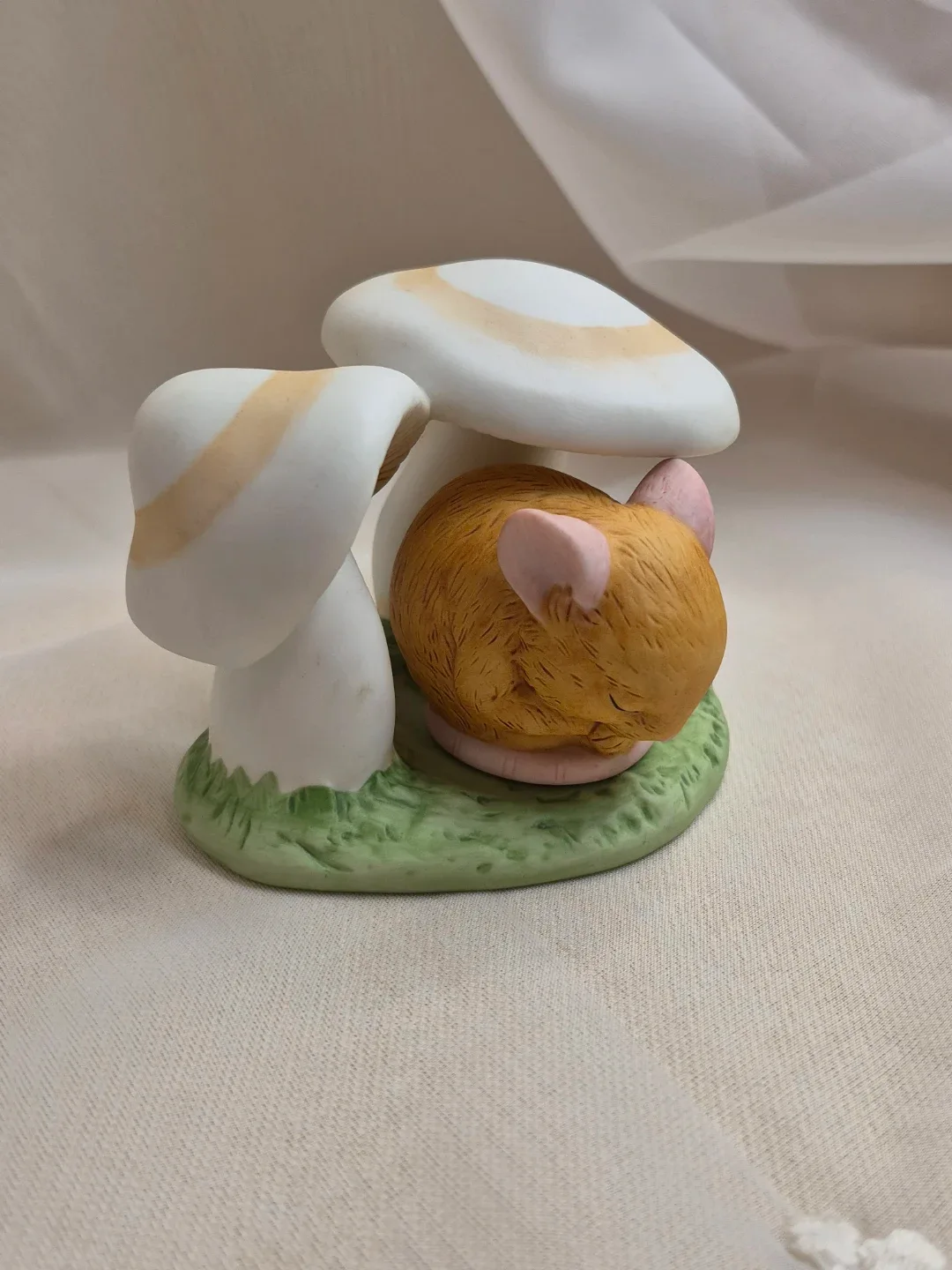 Franklin Porcelain Hand Painted 1984 Woodland Surprises - Mouse - photo 2
