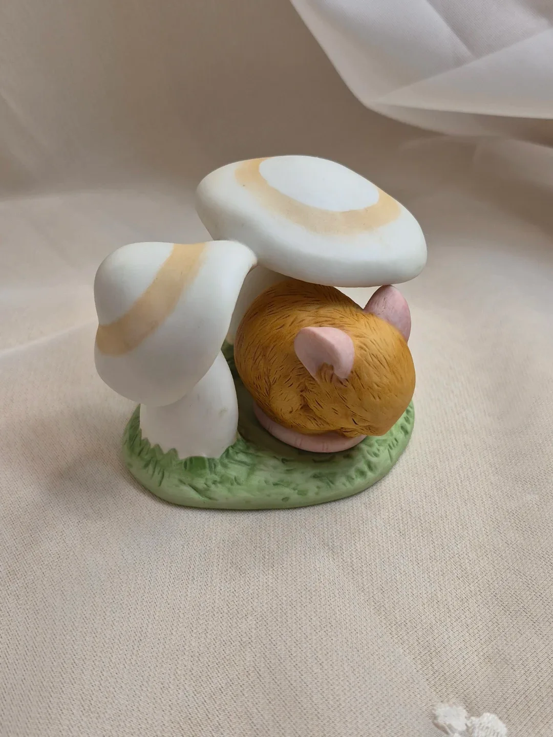 Franklin Porcelain Hand Painted 1984 Woodland Surprises - Mouse - photo 3
