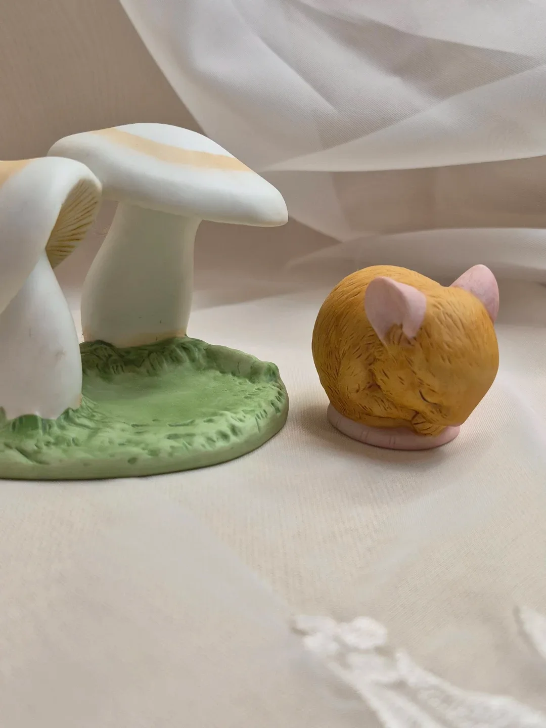 Franklin Porcelain Hand Painted 1984 Woodland Surprises - Mouse - photo 5