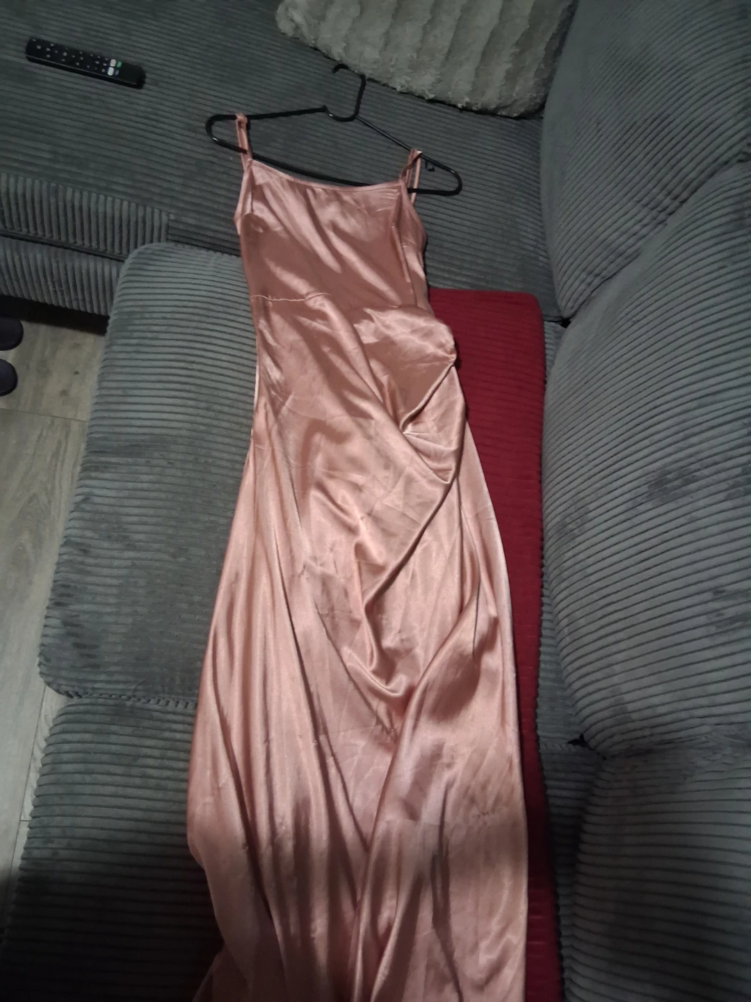 Satin Maxi Slip Dress - photo 2