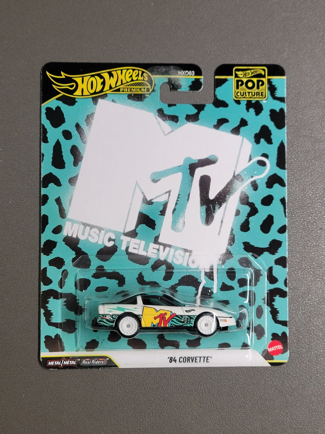 Hot Wheels Pop Culture '84 Corvette Premium MTV Music Television