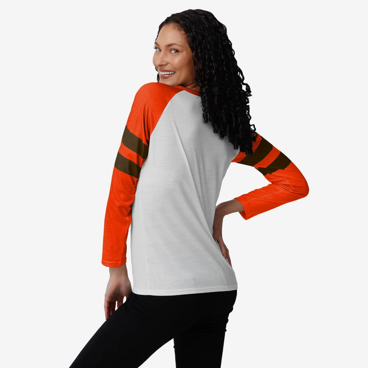 Cleveland Browns Long Sleeve Henley Shirt (Size L) - photo 2