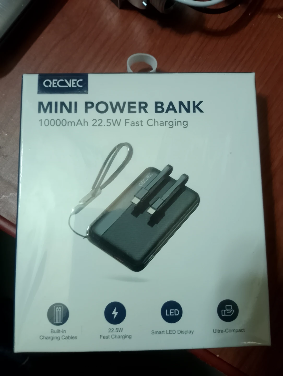 BNIB ! QECNEC Mini Power Bank 10000mAh 22.5W Fast Charging