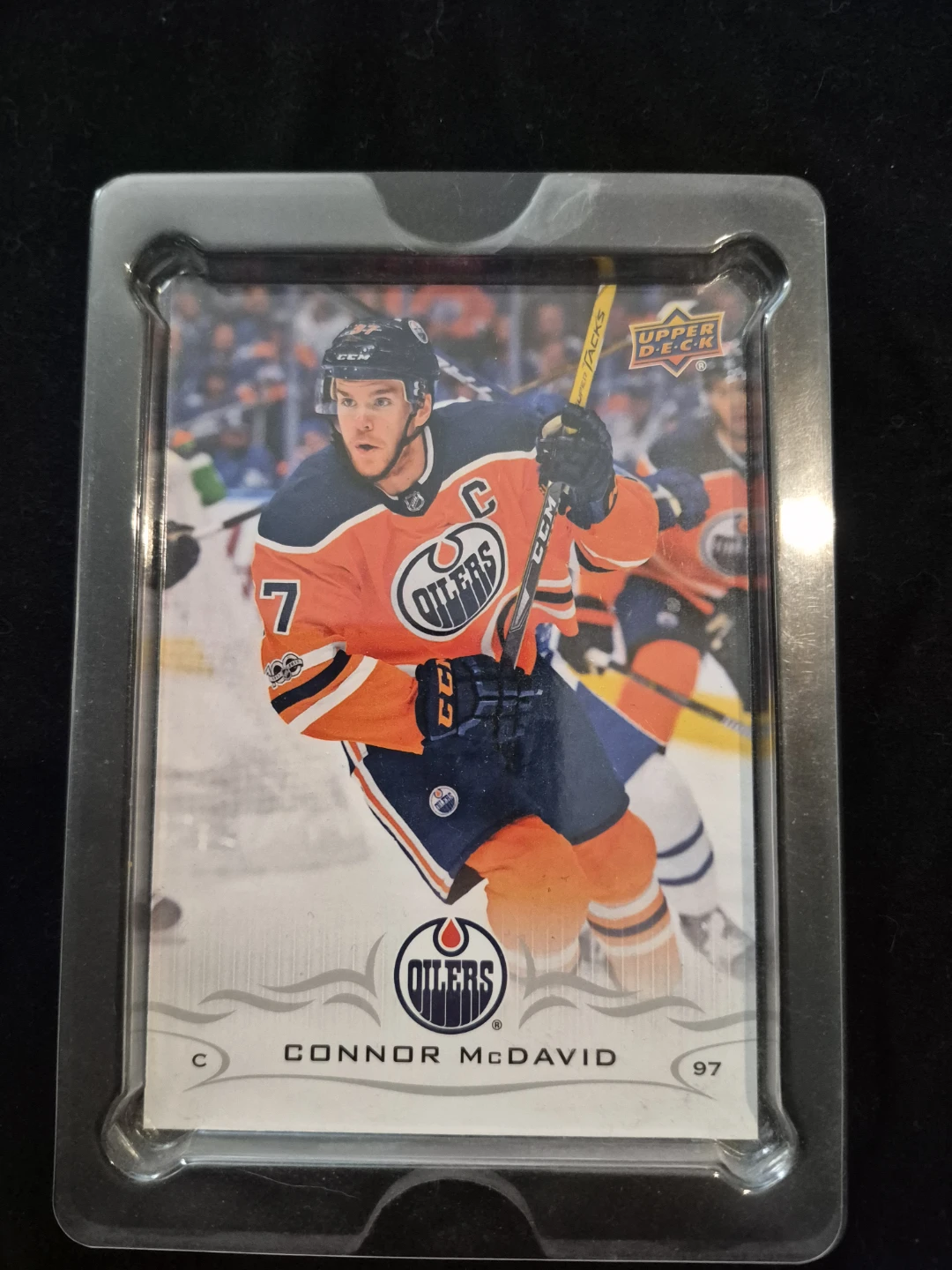 JUMBO Connor McDavid hockey Card