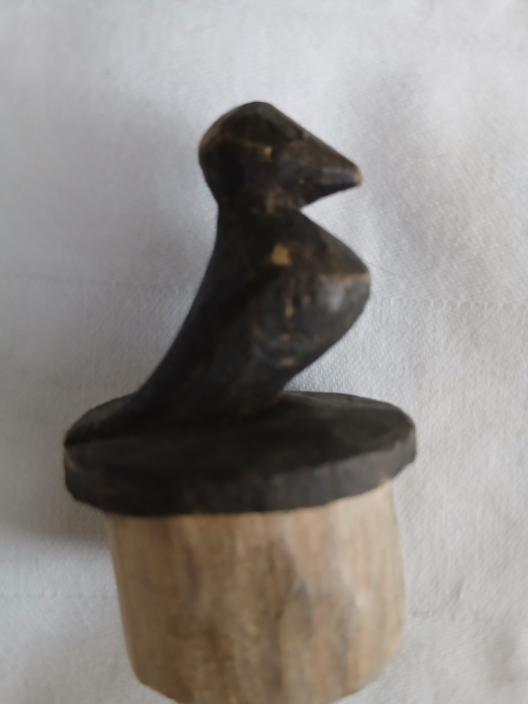 Handmade Bamboo Tube with Wooden Bird Stopper - photo 2