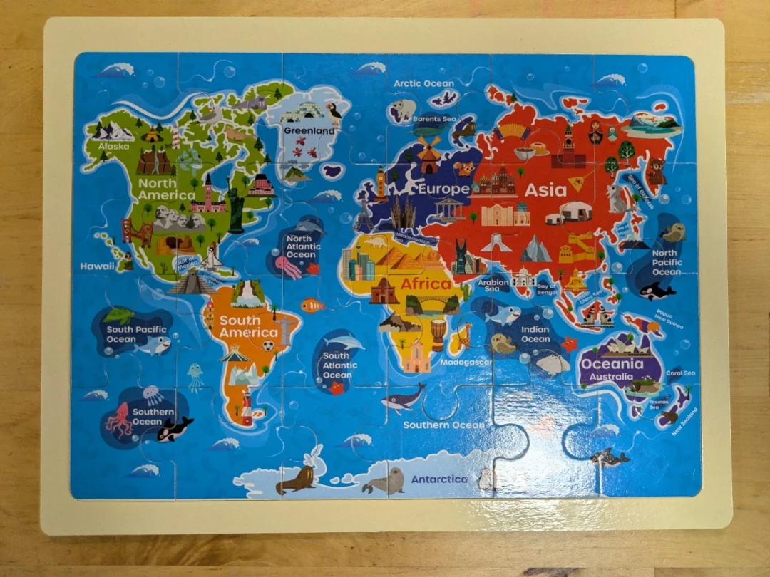 LOVEVERY Wooden Shape Puzzles (3 pcs)