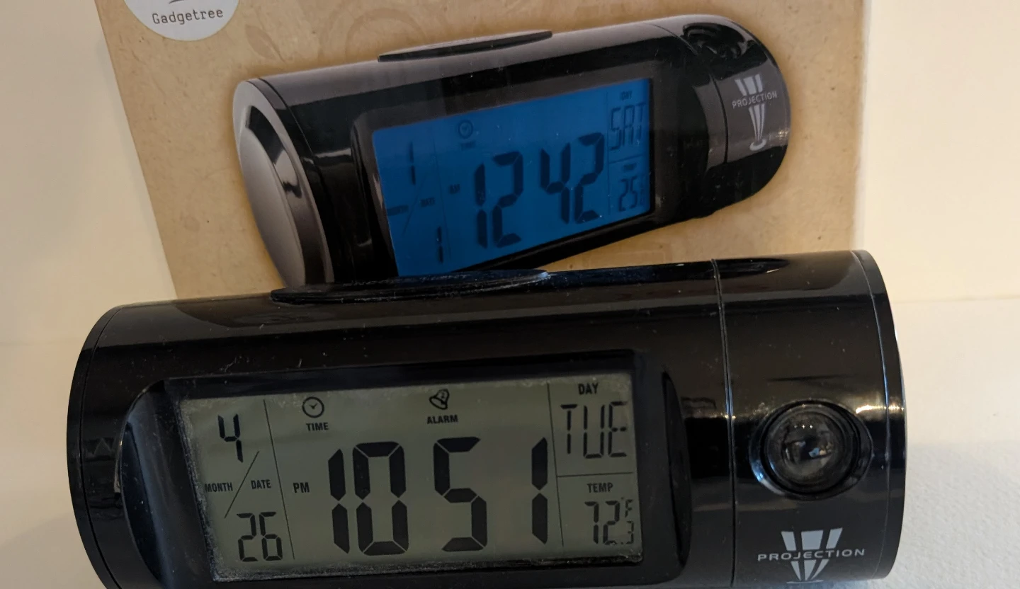 Projection Alarm Clock