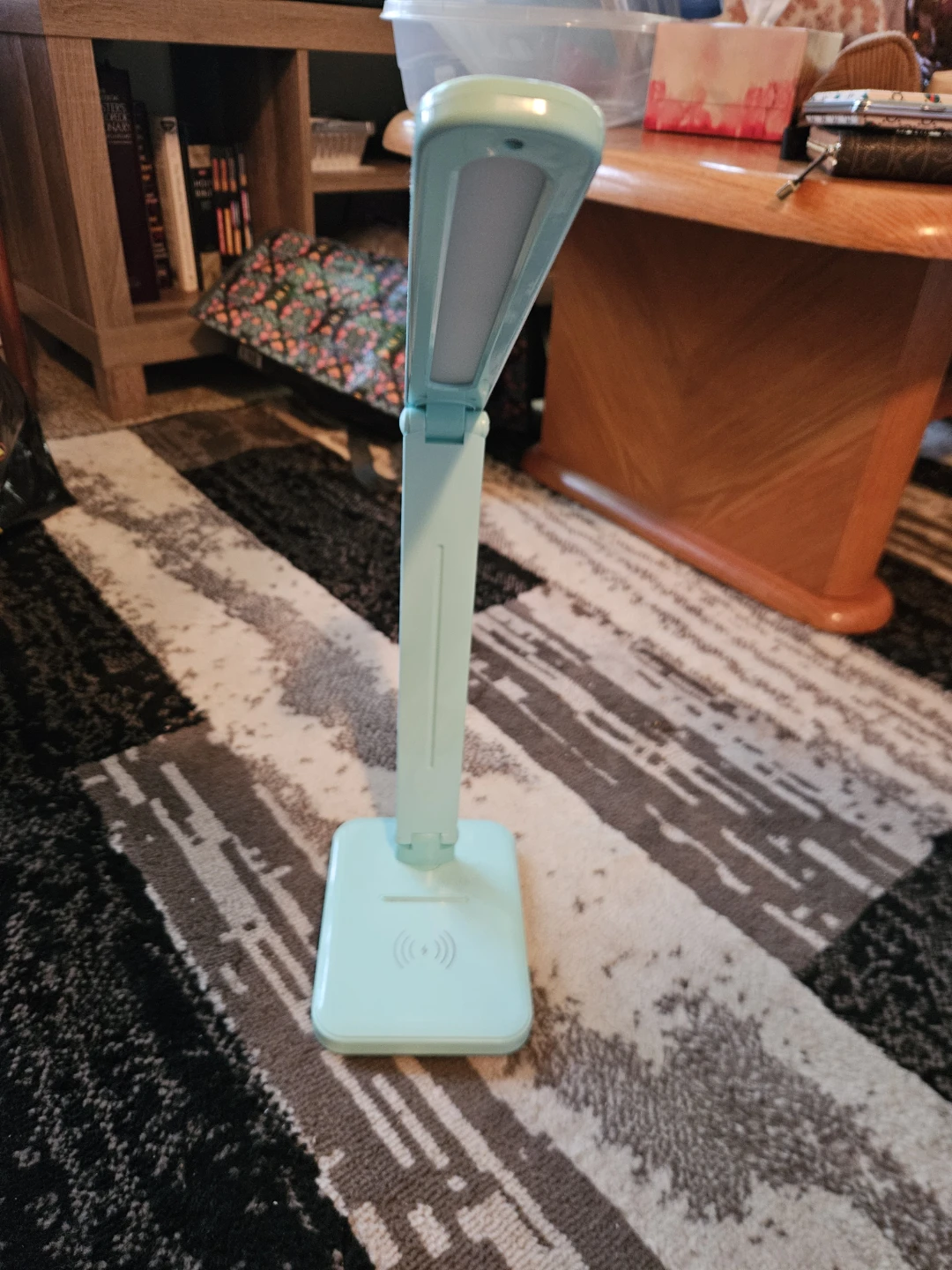 Adjustable LED Desk Lamp with Wireless Charging