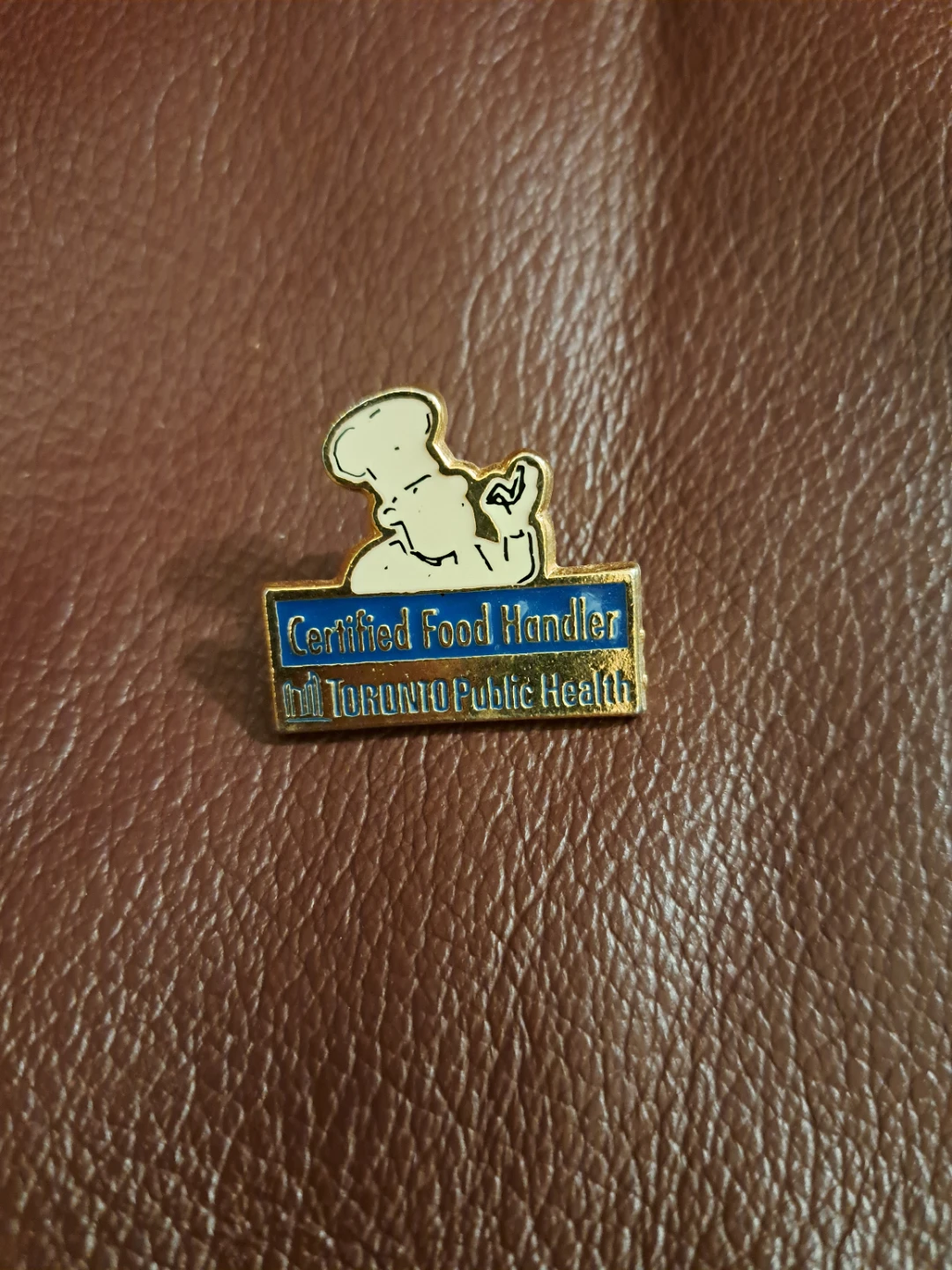 Certified Food Handler Pin - Toronto Public Health