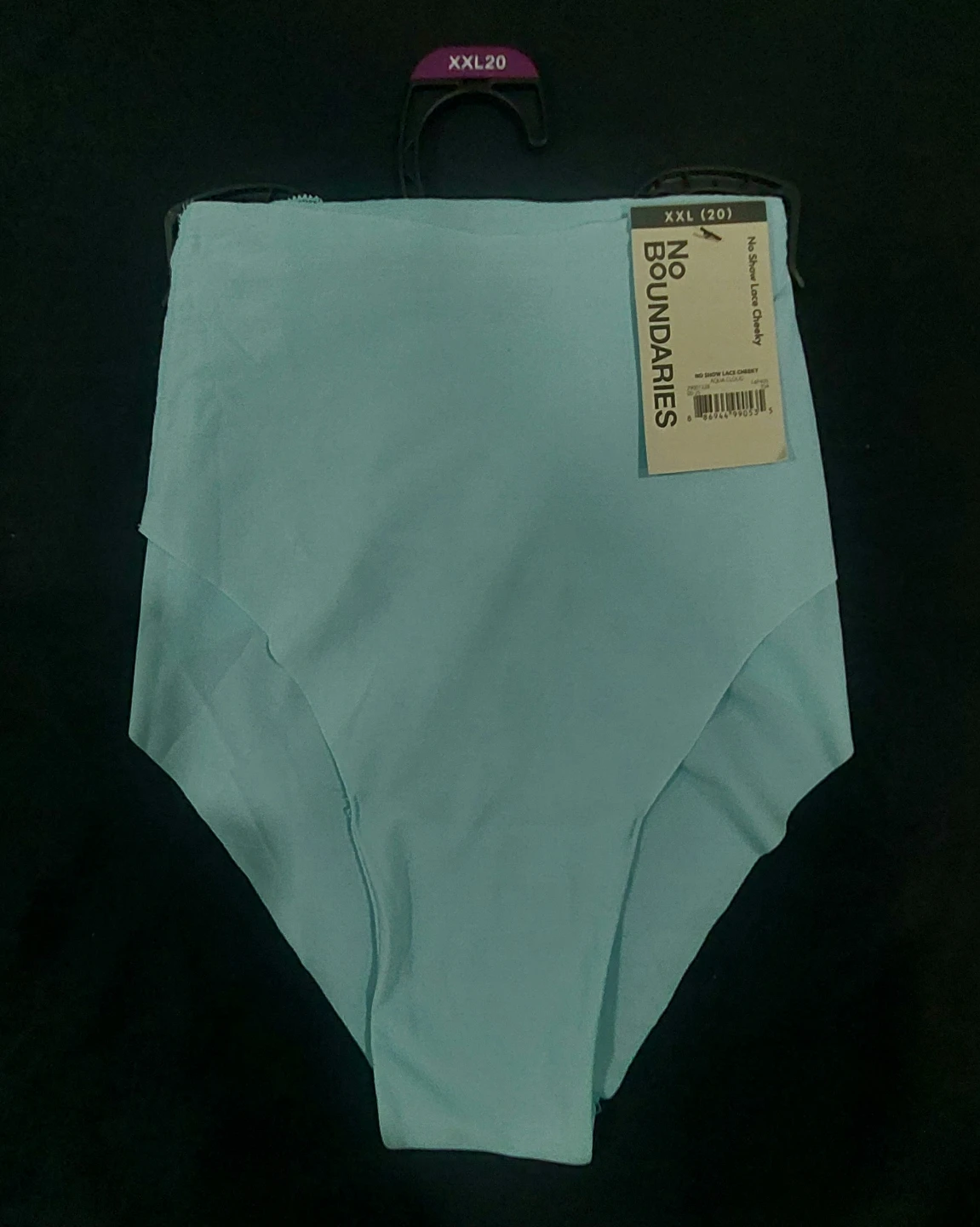 No Boundaries Women's Lace Trim Panty XXL
