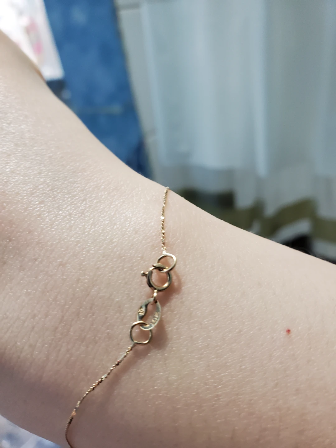 Vintage dainty 7.2 inch 10K gold bracelet - photo 3