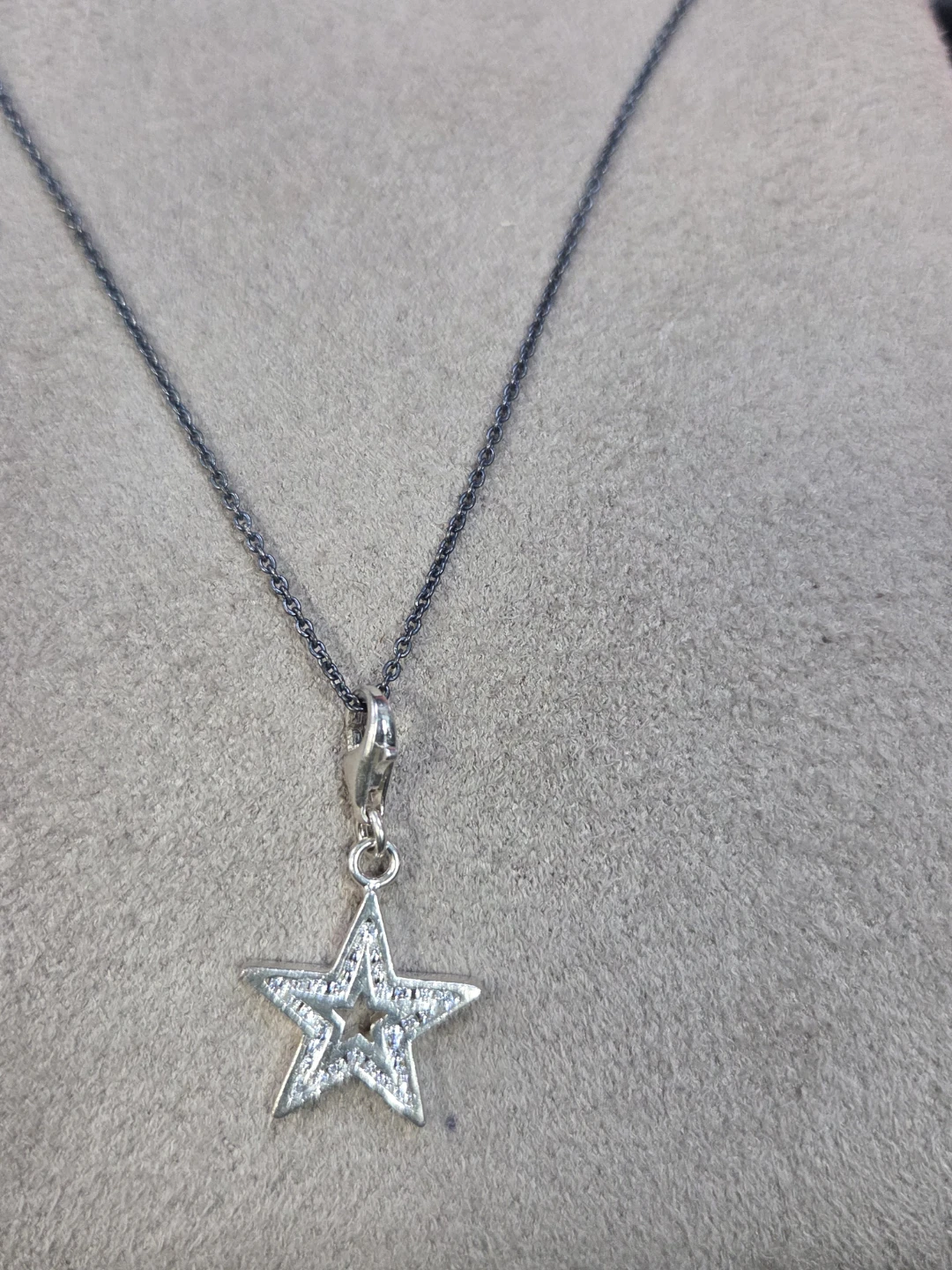 Sterling Silver Star Pendant Necklace