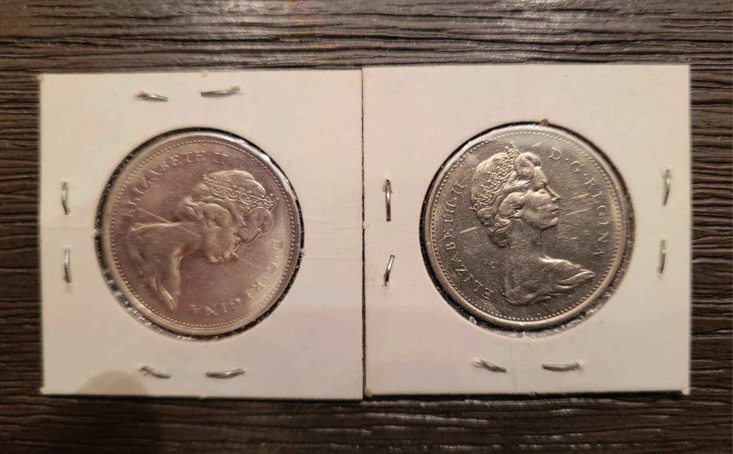 Vintage Canadian 25 Cent Coins - 1968 & 1969 - photo 2