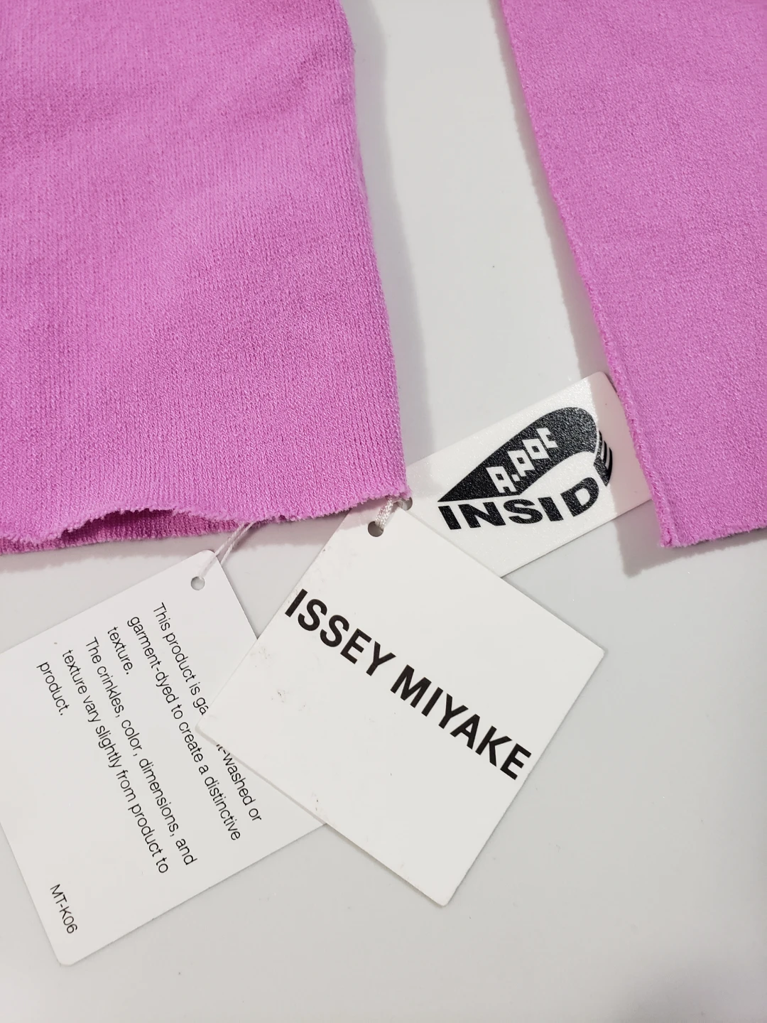 ISSEY MIYAKE pink Long Sleeve Turtleneck Top Size 2 - photo 3