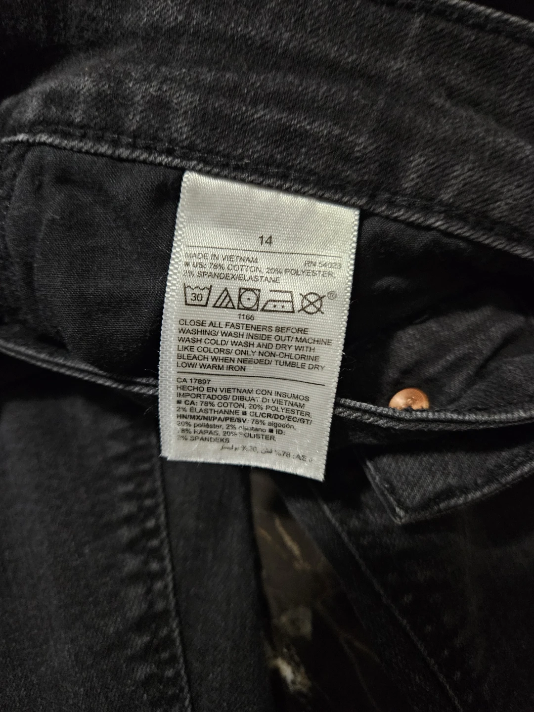 Old Navy Super Skinny Black Jeans Size 14 - photo 4
