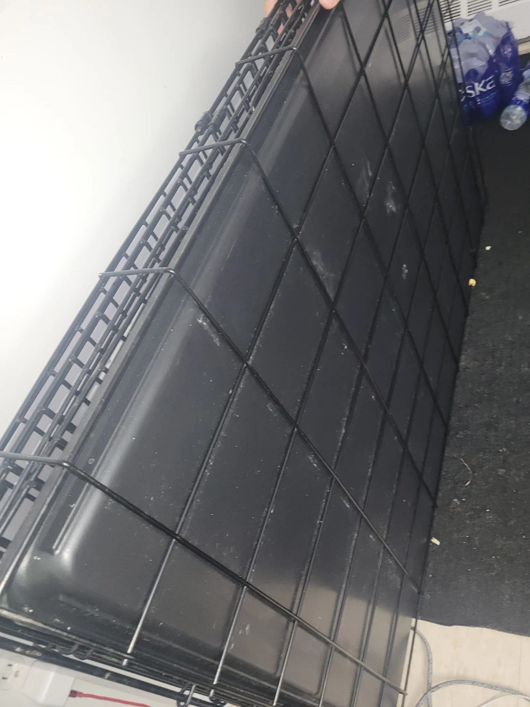 Large Dog Crate with Tray and Bedding - photo 5