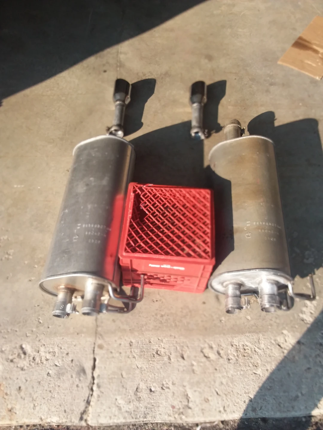 Muffler Exhaust Set part # 55398327AC for pick up trucks