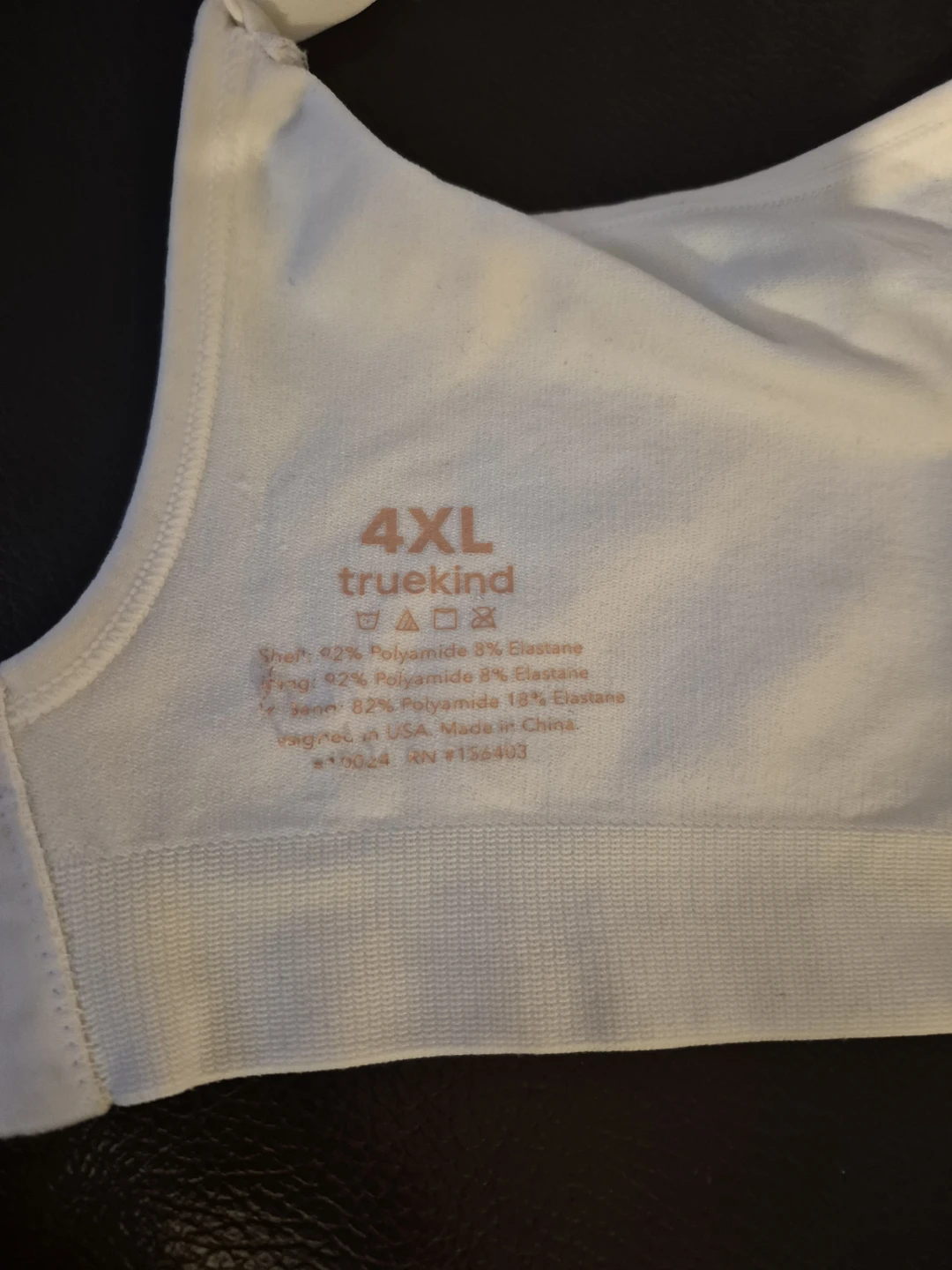 🌱Truekind 4XL White Sports Bra - photo 2